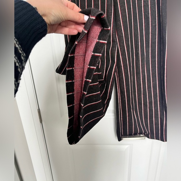 Zara wide leg striped pull on pants size small item 08-10 - Picture 5 of 10